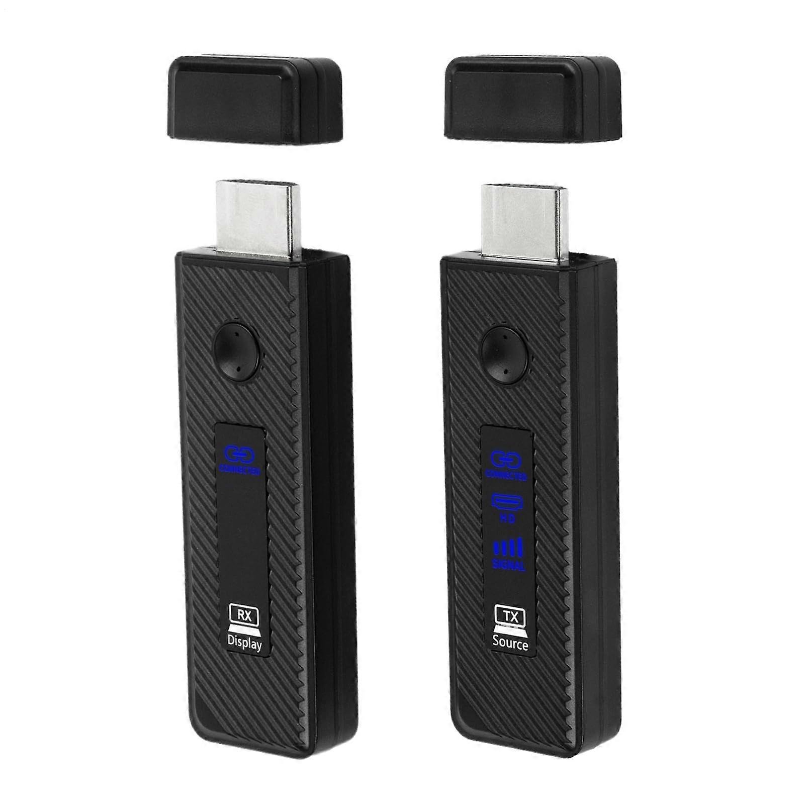 Wireless Transmitter Receiver, Plug And Play, Projector Display Support, Compatible With Laptops And Monitors