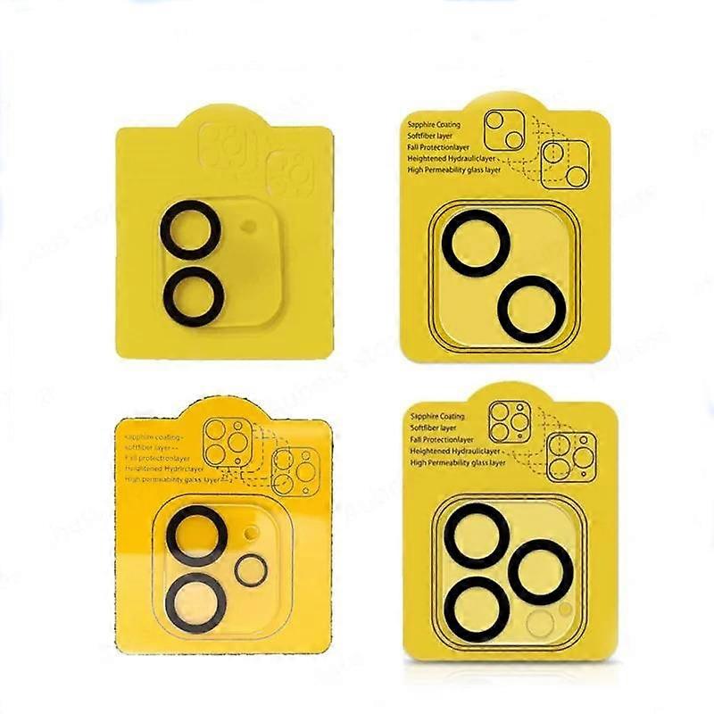 For IPhone15 14 13 12 11 Pro Max Protective Lens Film Full Coverage Glass Explosion-proof and Scratch-Resistant for Rear Camera