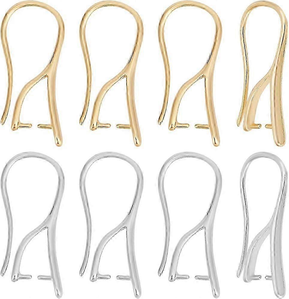 32pcs Ear Wires with Pinch Bails for Jewelry Making