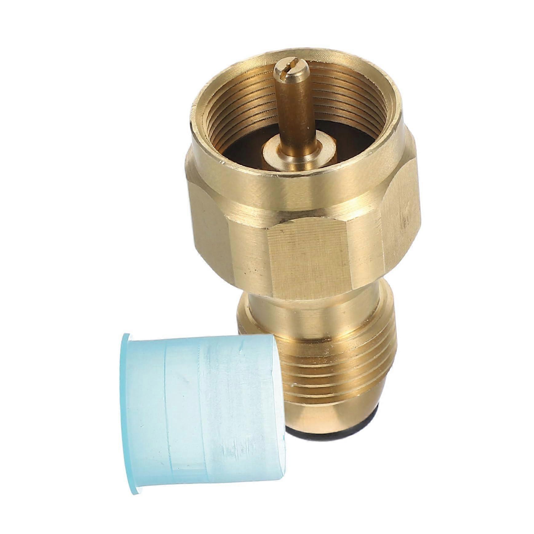 Propane Tank Adapter with Pressure Equalization Kit for Gas Stove Conversion and Camping Use
