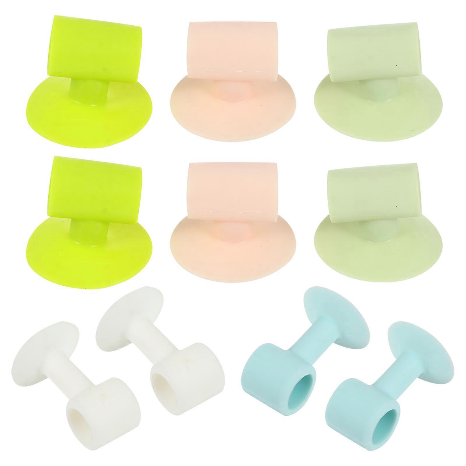 Door Bumper Protector Square Shape Door Stopper Protect Door and Wall Study Room 10Pcs