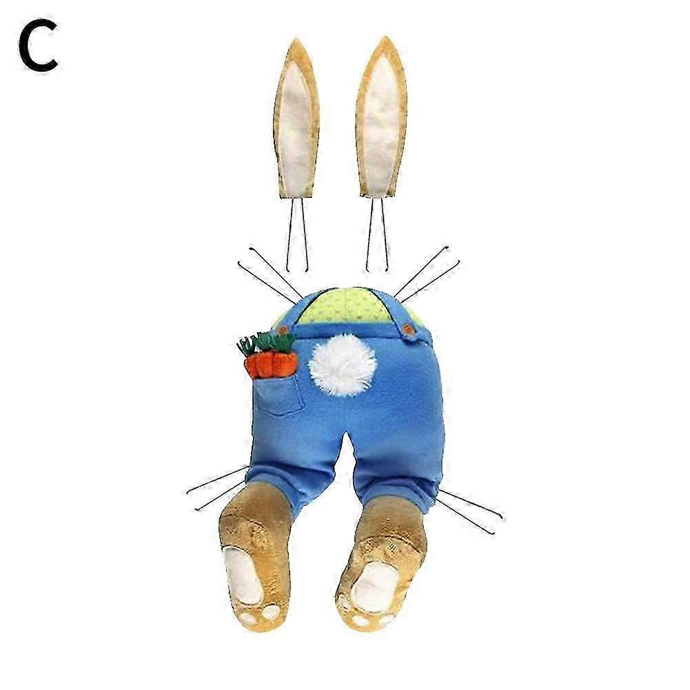 26-27 Easter Bunny Butt and Ears Wreath Attachment DIY Easter Decorations