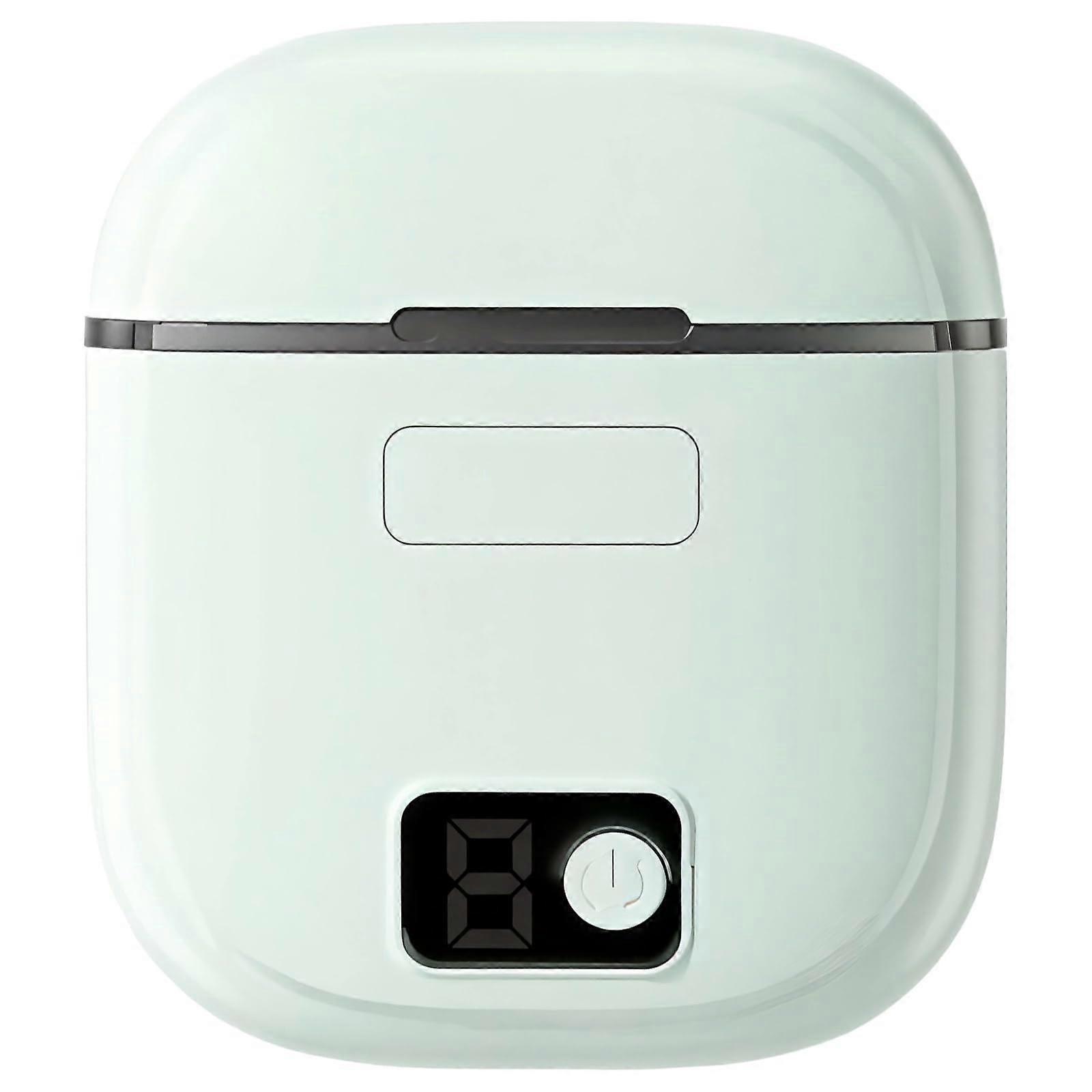 Electric Nail Clipper with LED Light, Quiet Rechargeable Trimmer, TypeC Fast Charge, Green