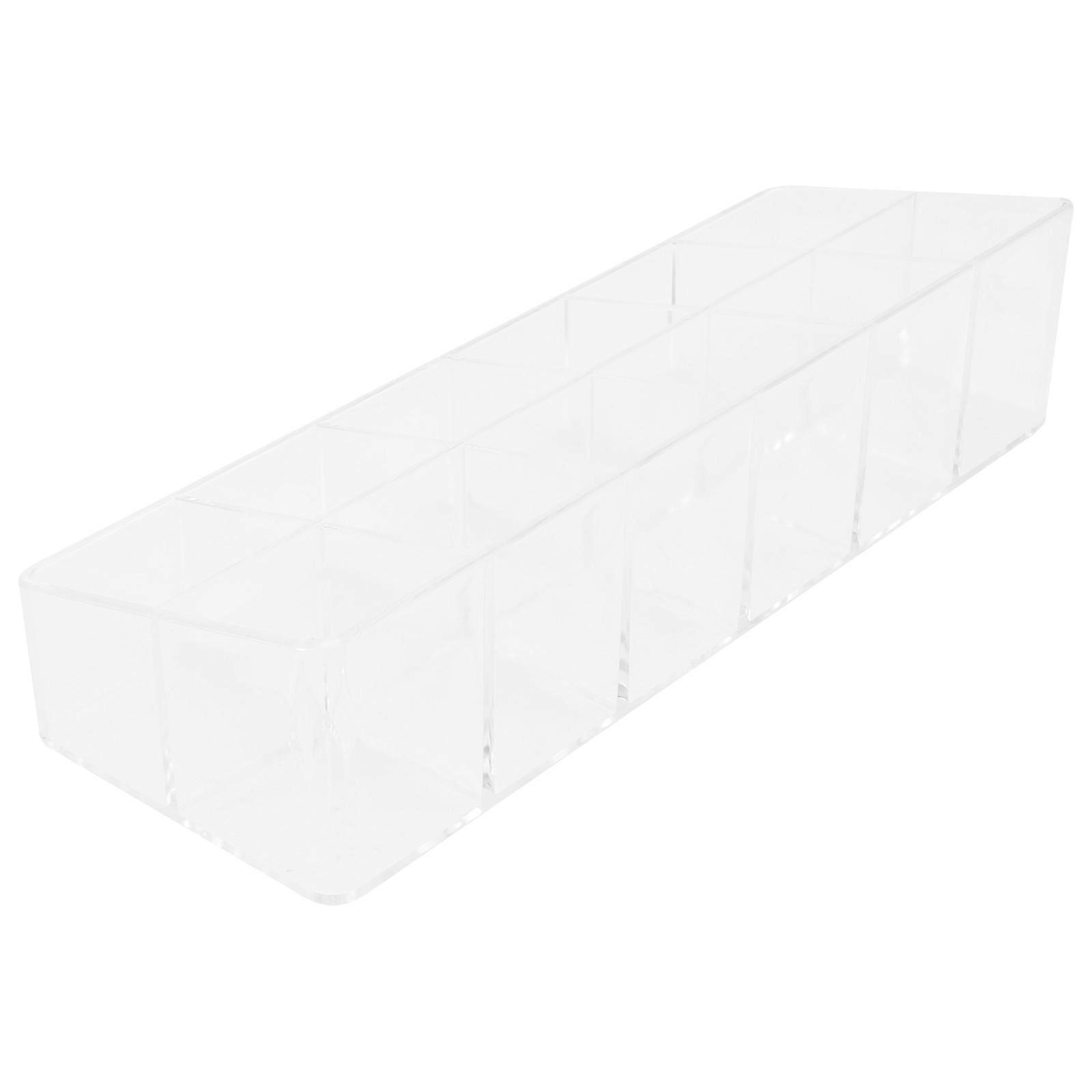 Makeup Display Case Lipstick Storage Container for Desktop Use 2Pcs