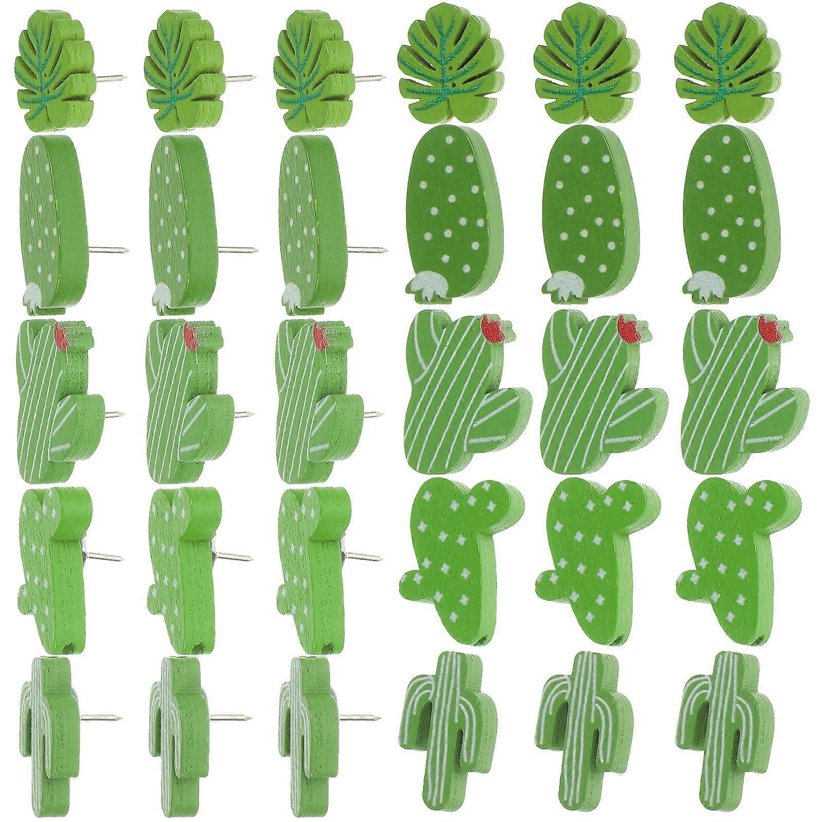 Cactus Thumbtacks Decorative Push Pins for Cork Board 1Set