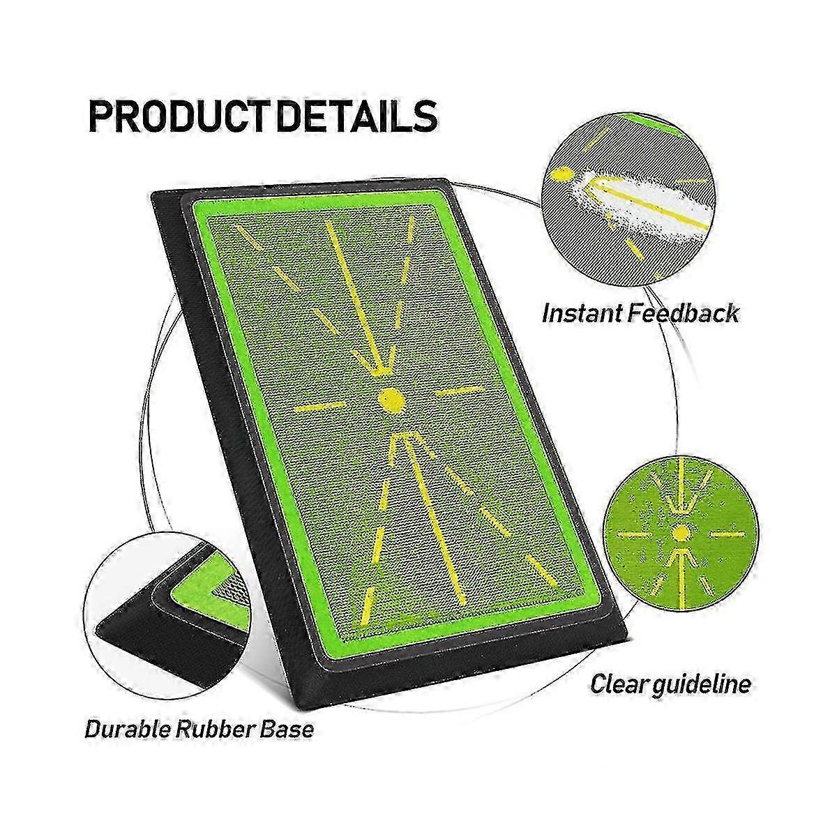 Golf Hitting Mat, Golf Mat For Swing Detect Batting, Golf Path Back,golf Tr