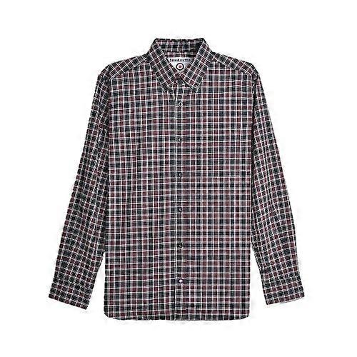 Lambretta Mens Checked Long-Sleeved Shirt