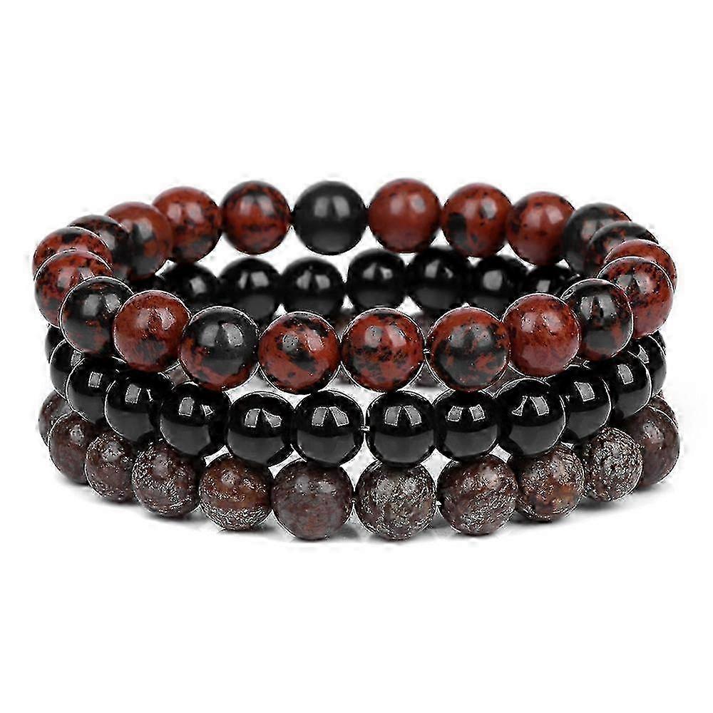Bracelet - Onyx Stone String Bracelet - Simple, Elegant