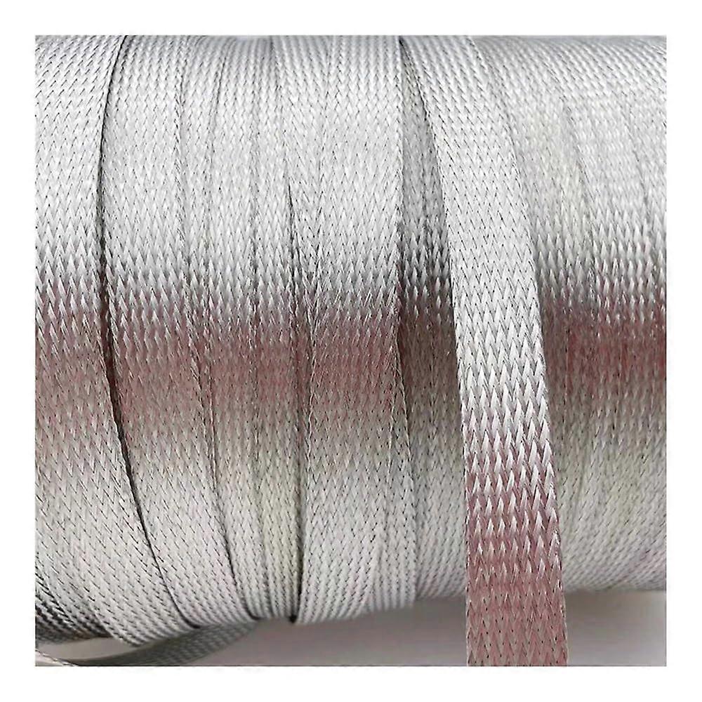 Flame Retardant Braided Cable Sleeving with Tinned Copper Shielding, 4mm Expandable Wire Loom 2m
