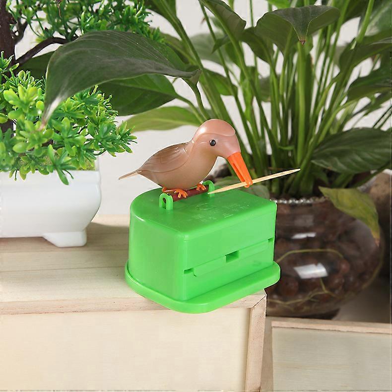 Toothpick Dispenser Bird Automatic Bird Toothpick Box Toothpick Holder