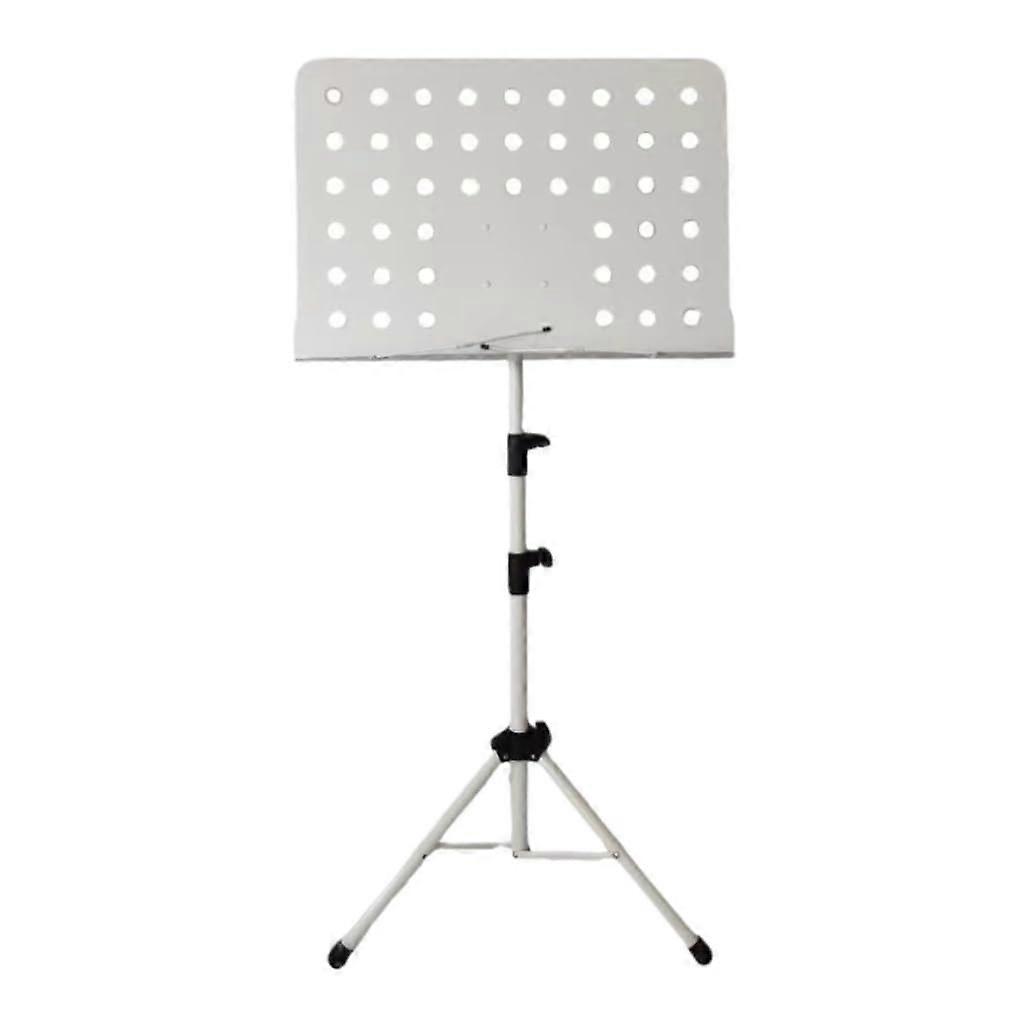 Adjustable Folding Music Stand with Height Lock, Foldable Lightweight Tray, Durable Iron Construction