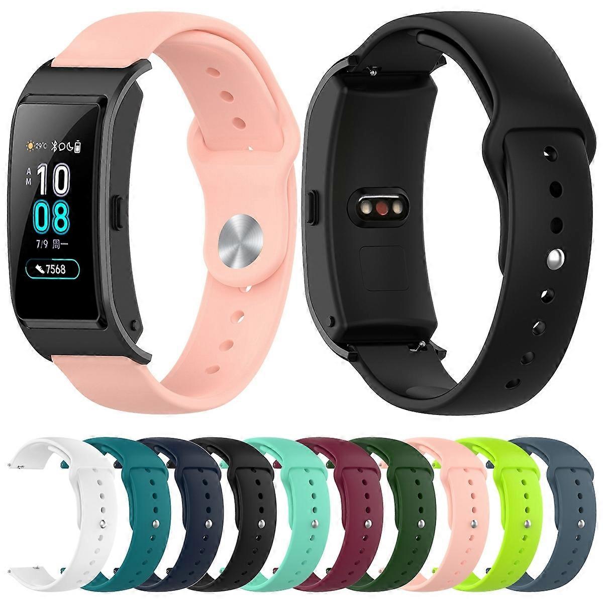 18mm Universal Reverse Buckle Wave Silicone Watch Band, Size:S(Blue)