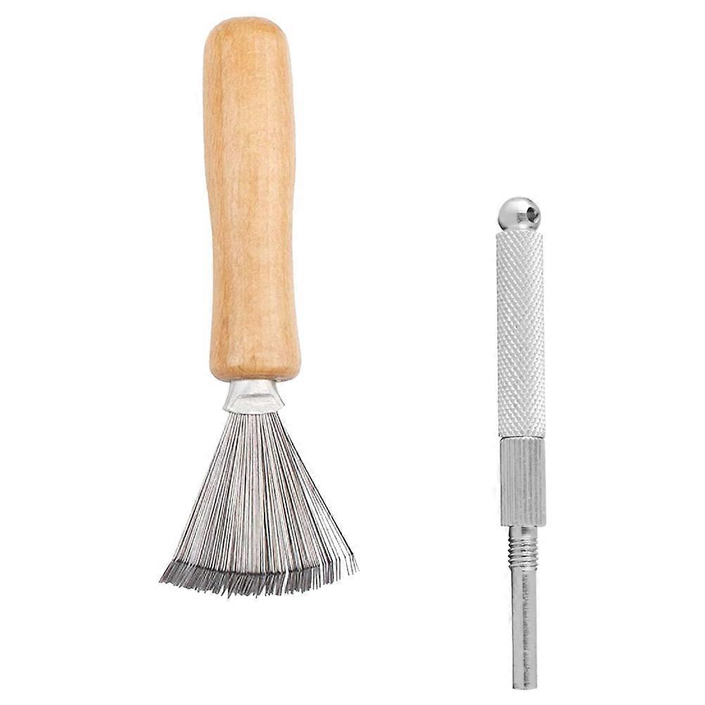 Flower Arranging Tool Stainless Steel Rake for Cleaning Use 1Set Practical