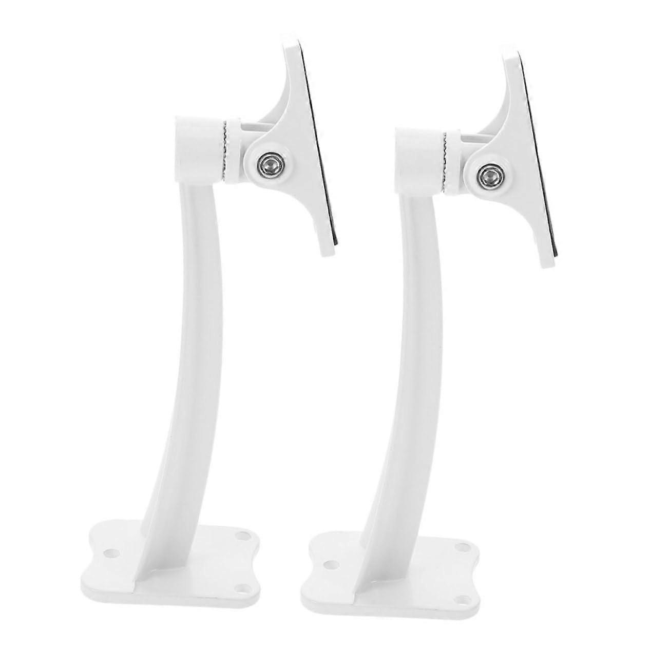 2pcs Aluminum Alloy Security Camera Wall Mount Bracket Outdoor Adjustable Viewing Angle