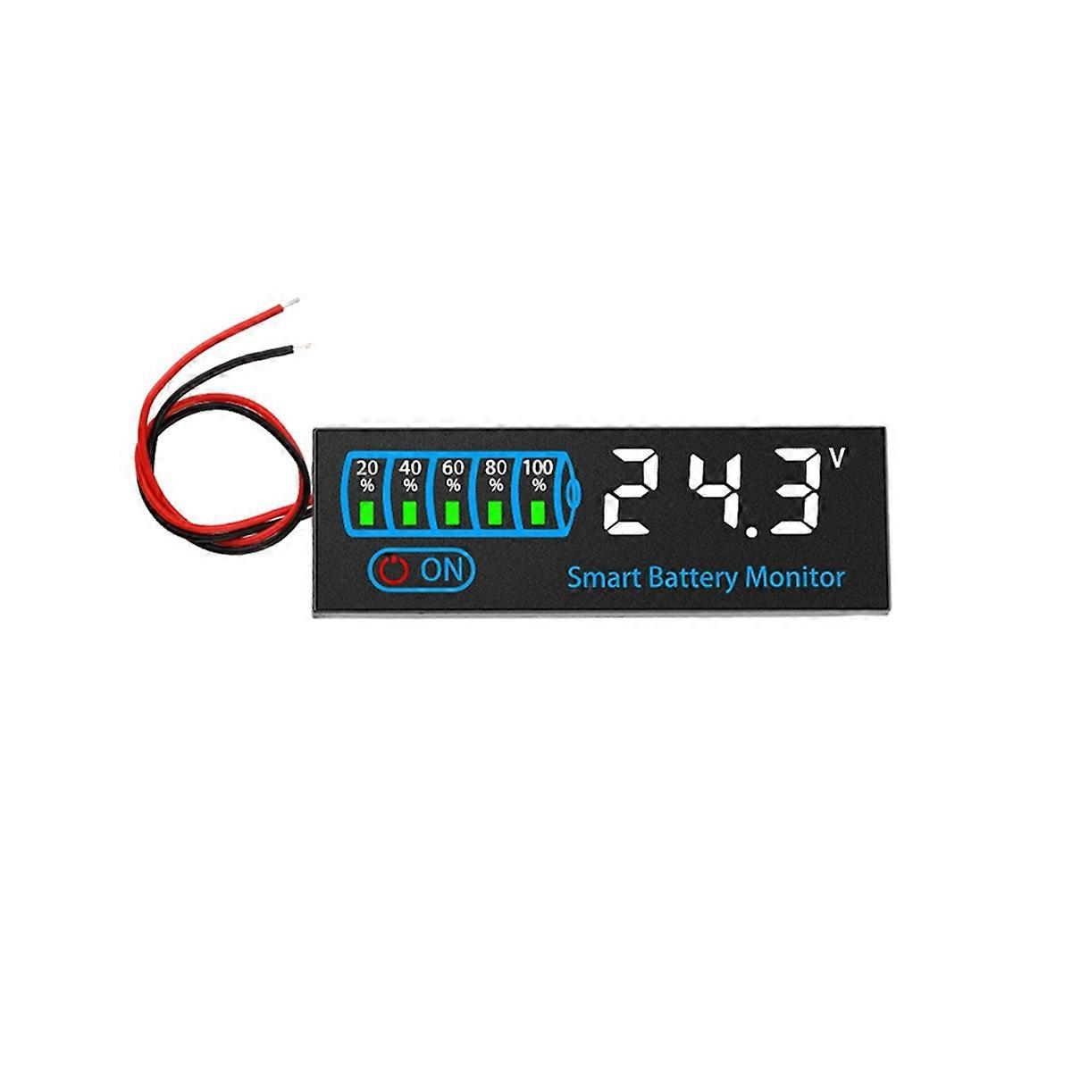 7-55V Acid Battery Level Indicator Tester LED Display Meter,A