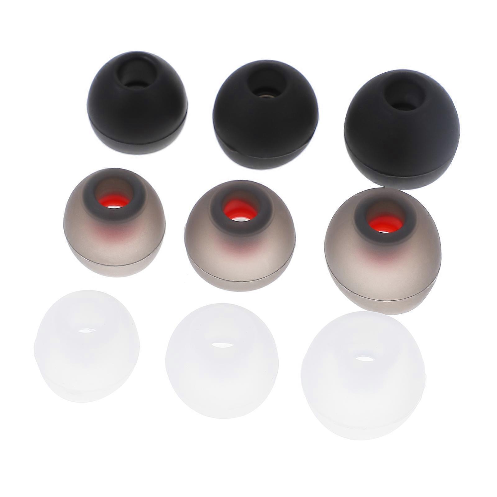 Silicone Earbuds Replacement Earphone Tips for Noise Isolation 36Pcs