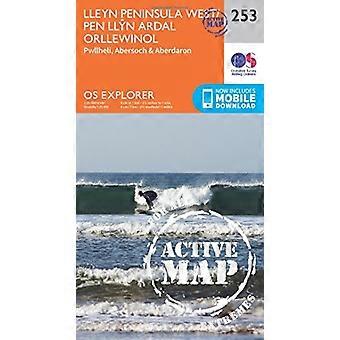 OS Explorer carte Active (253) péninsule de Lleyn Ouest (OS Explorer carte Active)