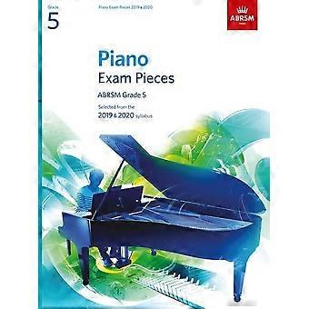 Piano tentti kappaletta 2019 & 2020, ABRSM luokka 5