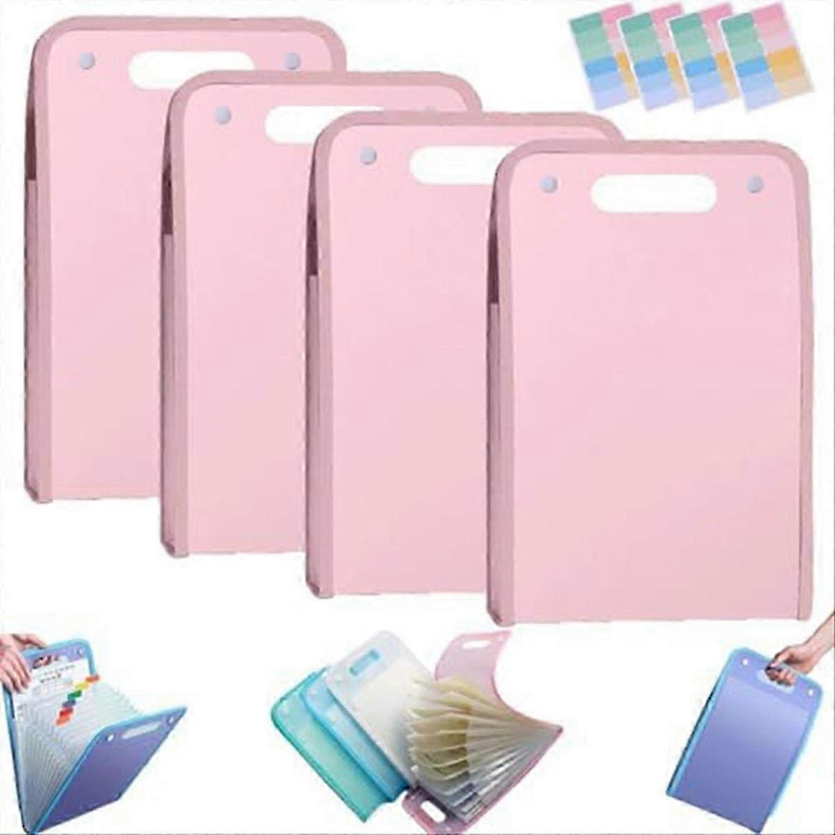 4PCS Extended Waterproof Folder, Vertical File Manager D