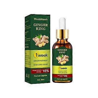 Esencia capilar de jengibre, aceite esencial nutritivo para el cabello, solución nutritiva de jengibre.