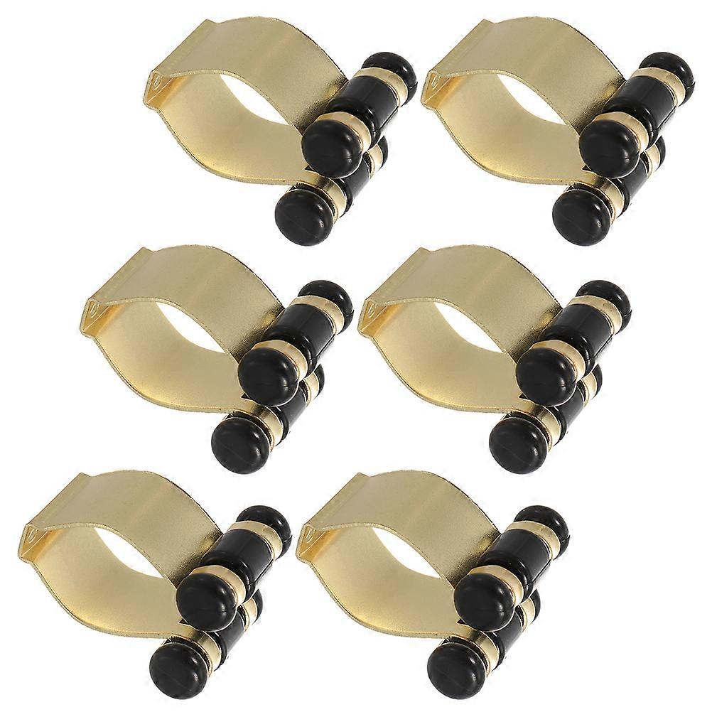 Fishing Pole Holder Wall-Mounted Clip Adjustable for Rod Storage 6Pcs