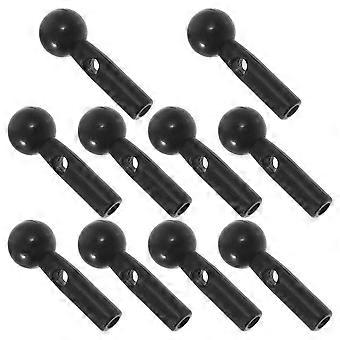 Folding Umbrella Tail Beads Replacement 30 Pieces Black Plastic Repair Covers