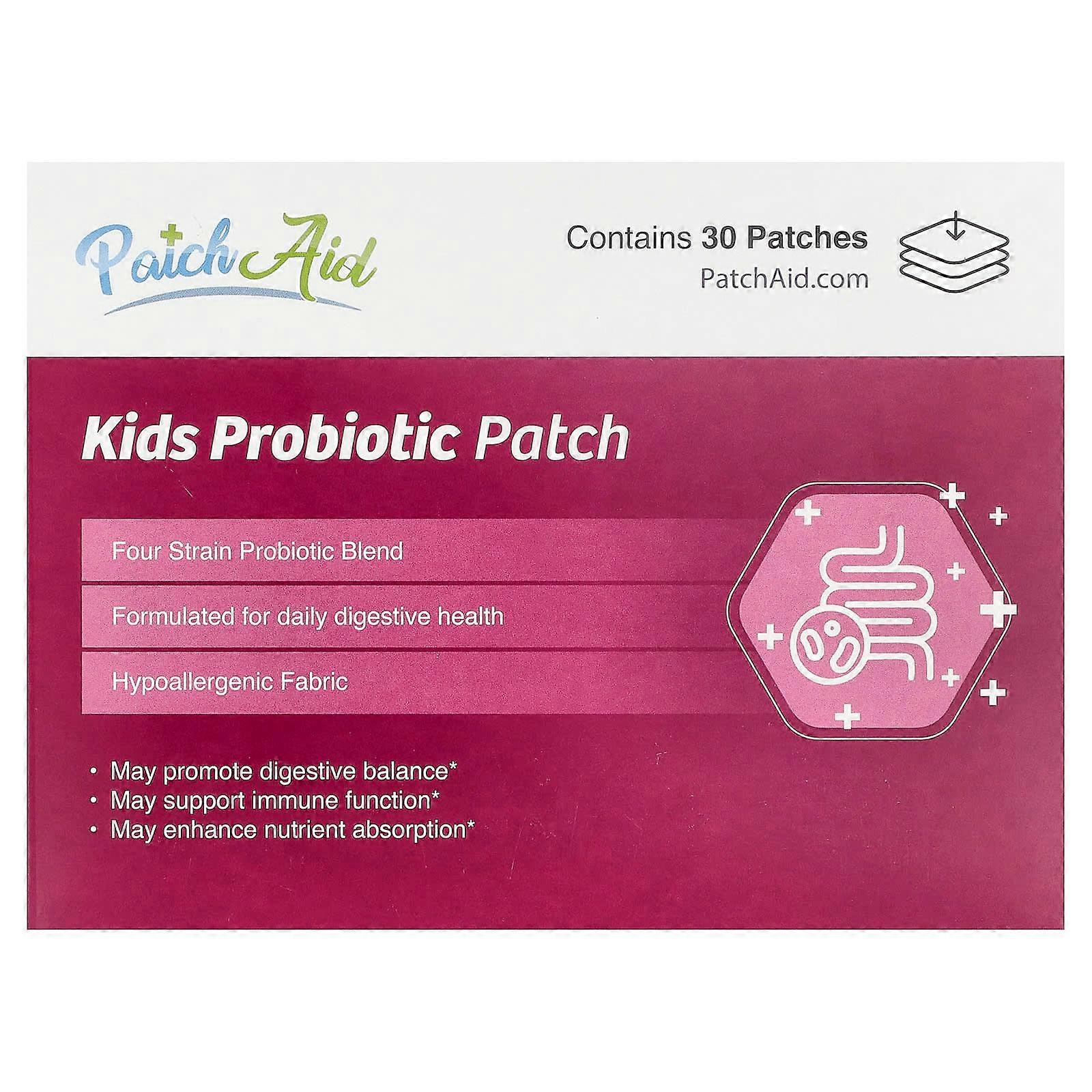 PatchAid, Kids Probiotic Patch, 30 Patches