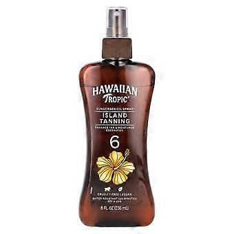 Hawaiian Tropic, Island Tanning, Sunscreen Oil Spray, SPF 6, 8 fl oz (236 ml), 2-Pack