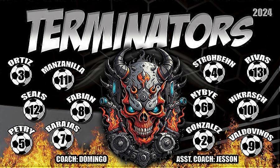 Terminators - Soccer  flag YTP-701