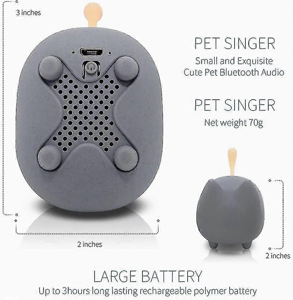 Mini Wireless Portable Bluetooth Speaker (brown)