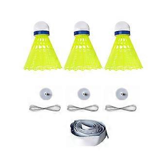 Badminton Trainer Holdbar Spenstig Enkel installasjon Anti-pause selvtreningsenhet for enkeltspillere