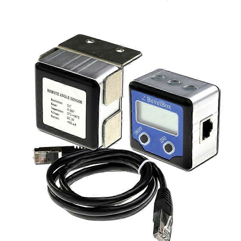 Remote Angle Sensor Protractor separated sensor and display Digital Display Level Inclinometer Box Digital Protractor Angle Rule