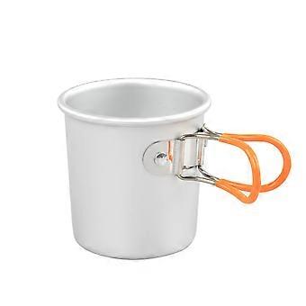 Camping Mug Lightweight Aluminum Foldable Travel Cup for Outdoor Coffee Tea and Beer
