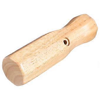 Light Yellow Wood Foosball Table Handle Grip for Soccer Table 4Pcs Set