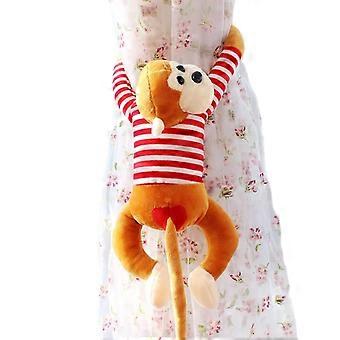 25cm Yellow Hanging Plush Monkey Toy Cute Cartoon Stuffed Animal Doll Gift for Kids Boys Girls