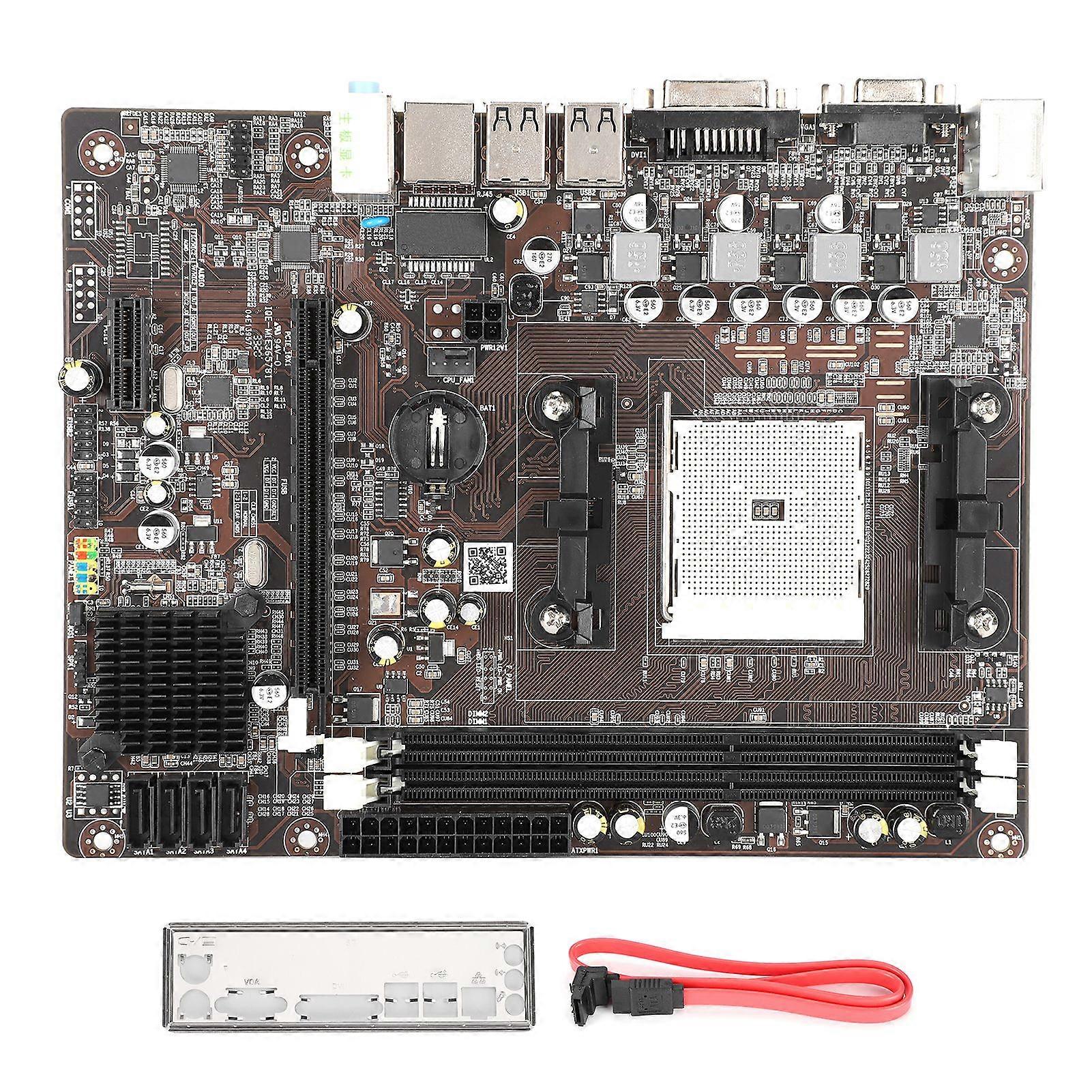 A55 Desktop Computer Moederbord FM1 Interface 905Pin CPU DualCore QuadCore DDR3