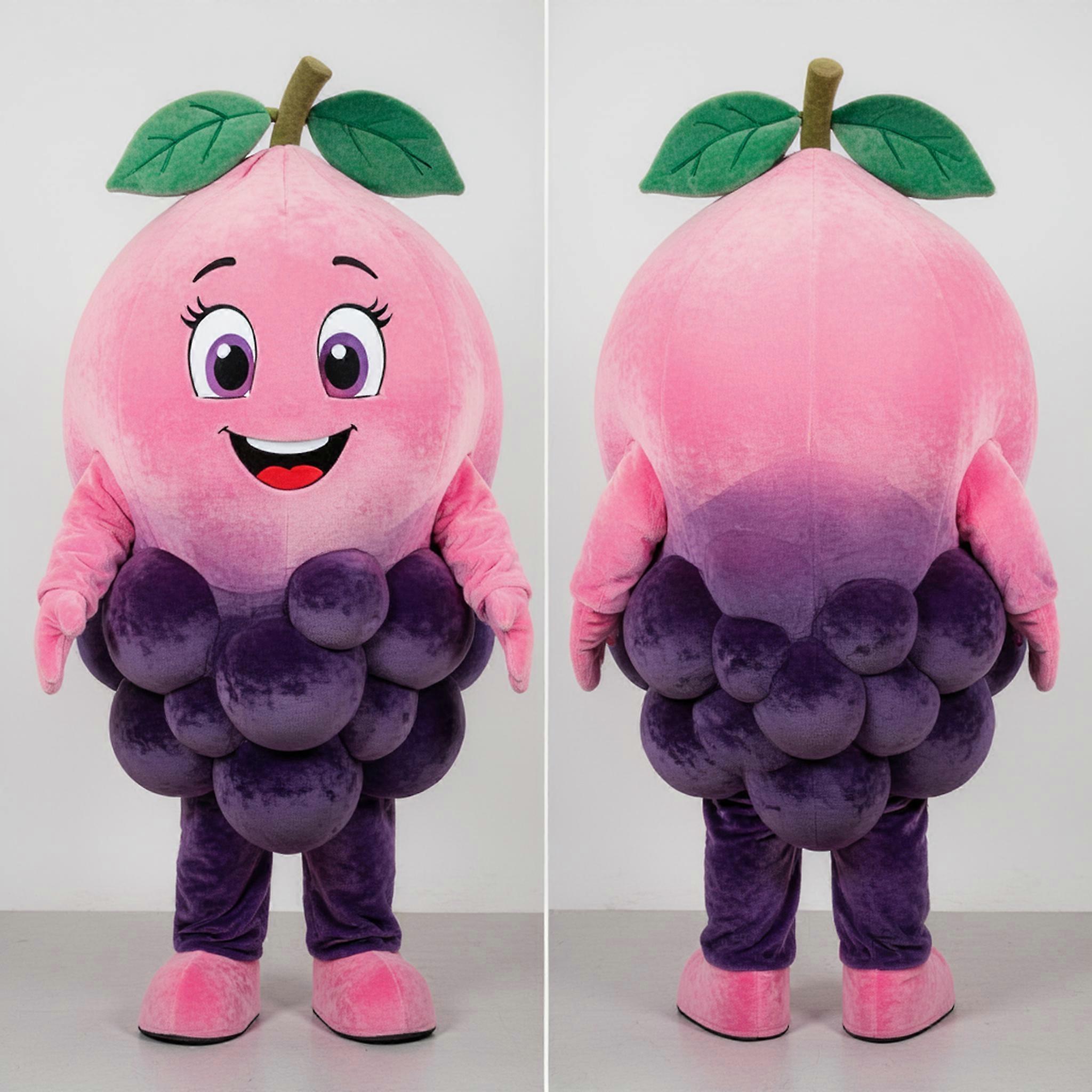 MASTICOT Vibrant Purple Plump Grape Mascot