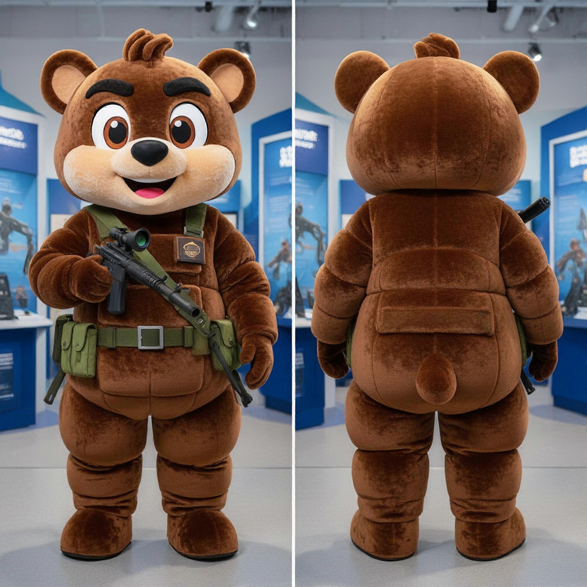 MASTICOT Olive Drab Tactical Sniper Mascot