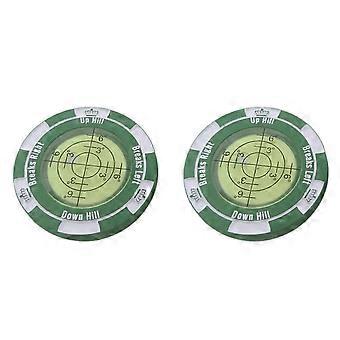 2X Golf Putter Reader Golf Training Aid Golf Ball Marker Golf Accessories Gifts Green ZAT