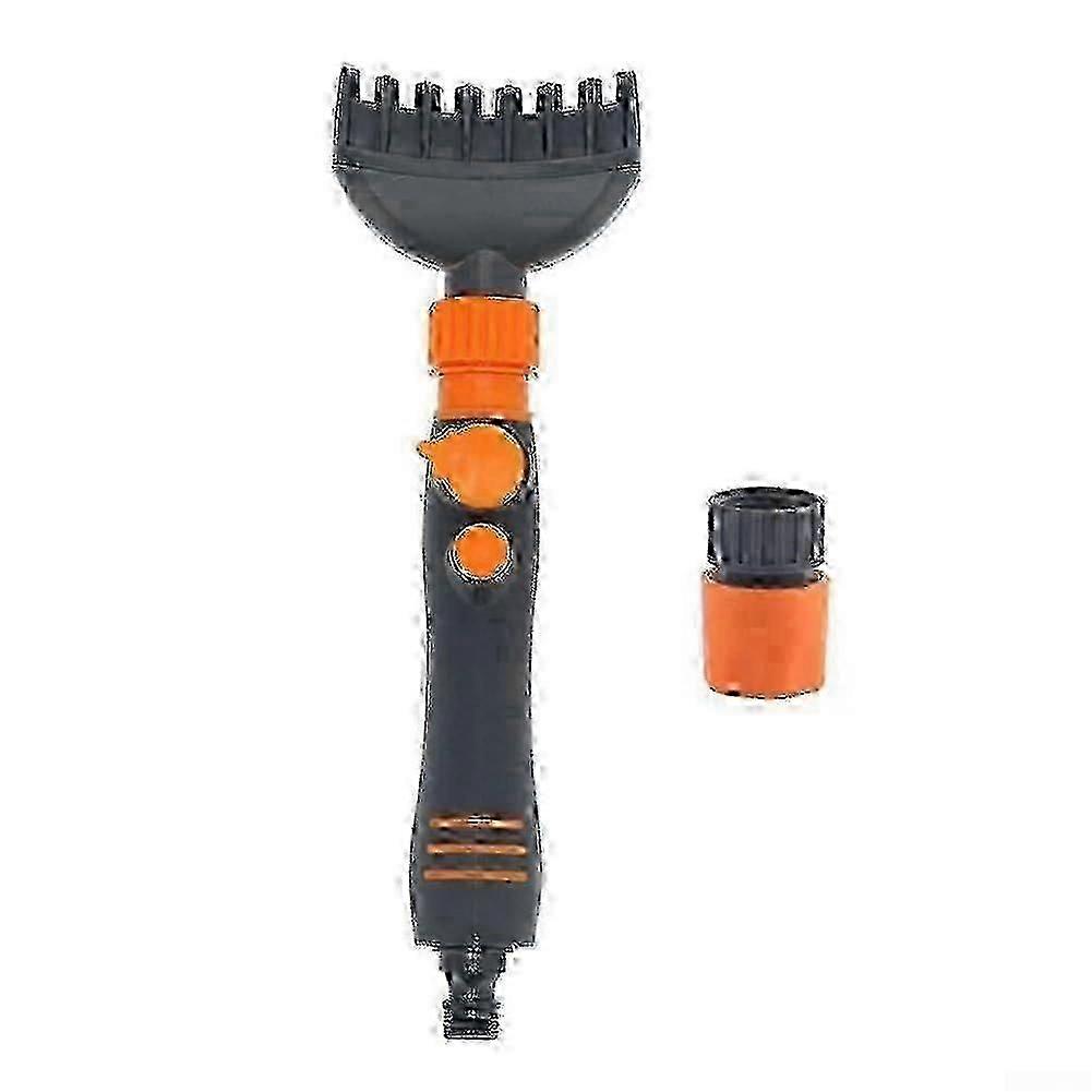 Pool cleaning brush for effective maintenance with a robust water sprayer
