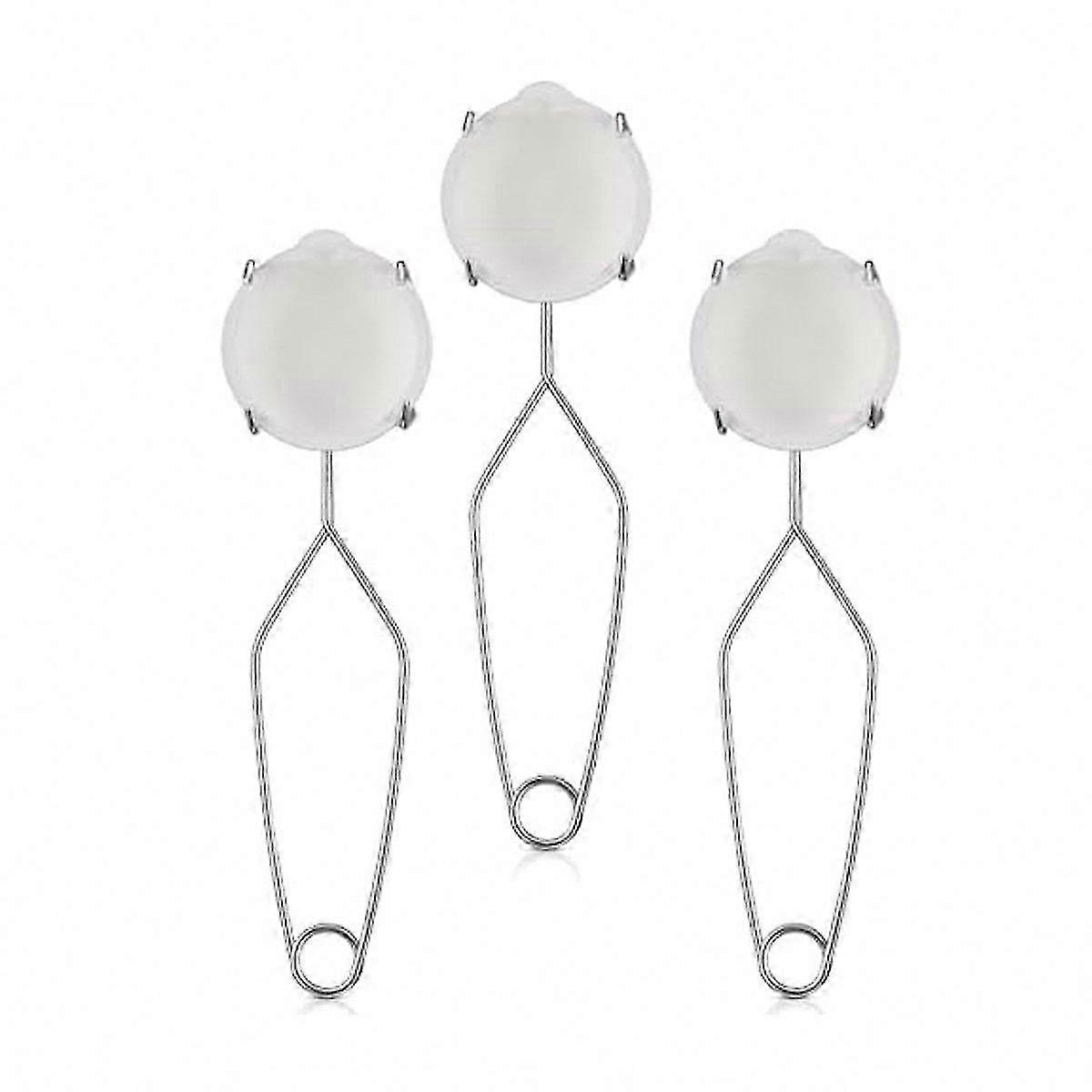 3-Pack Ceramic Quartz Crucible Dish Cup