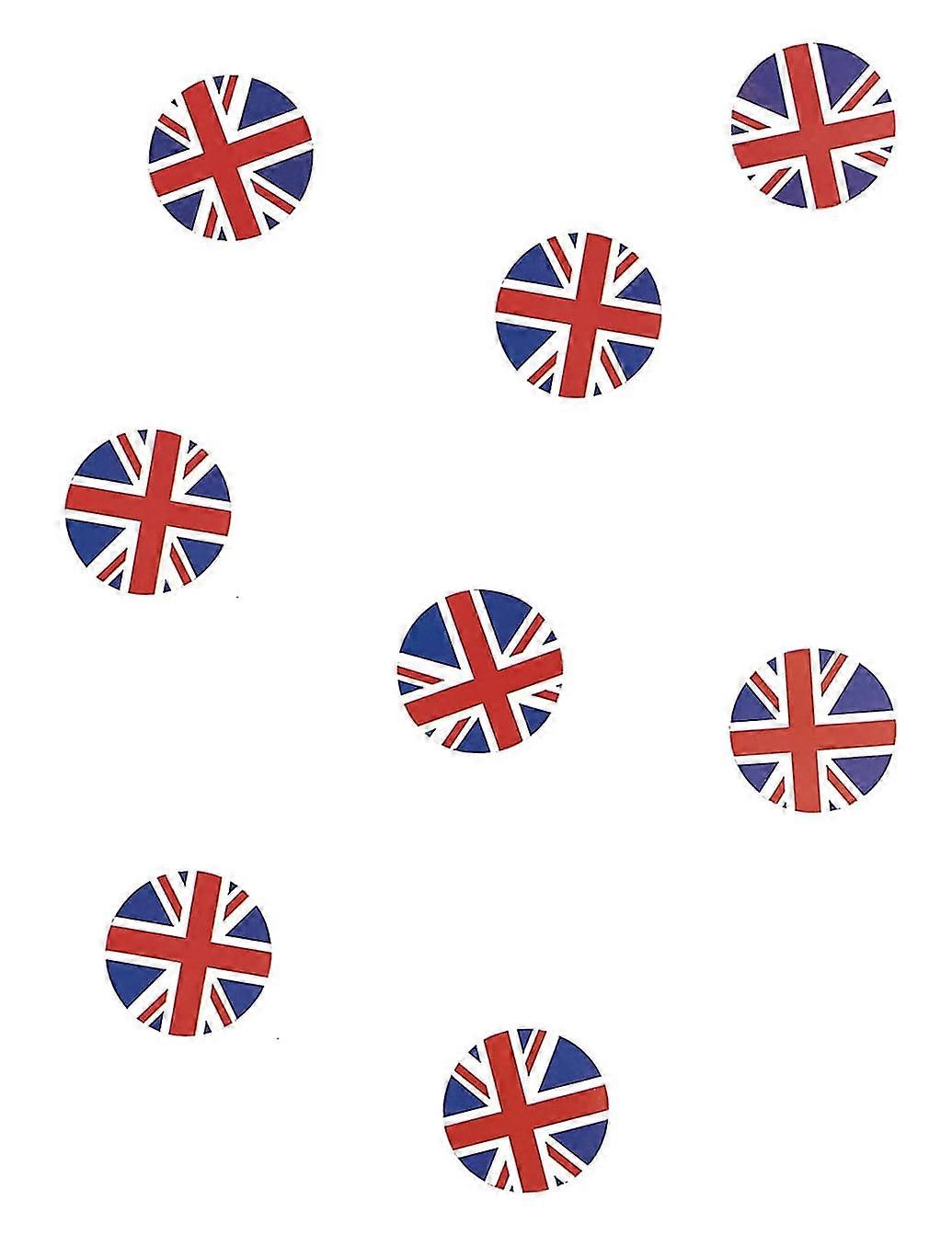 150 United Kingdom flag table confetti