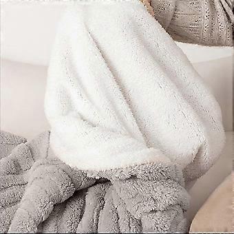 Dicke, wendbare Haustierdecke aus Sherpa-Fleece