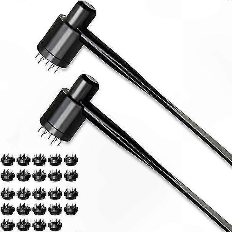 Dermal Needles & Hammer Set, 26 Pieces (2 Boxes)