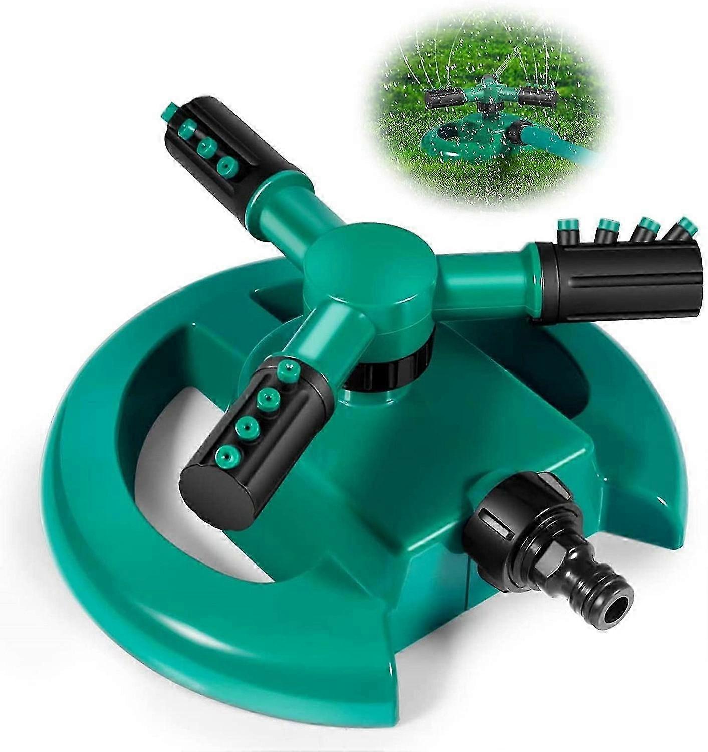 Adjustable 3-Arm Automatic Sprinkler