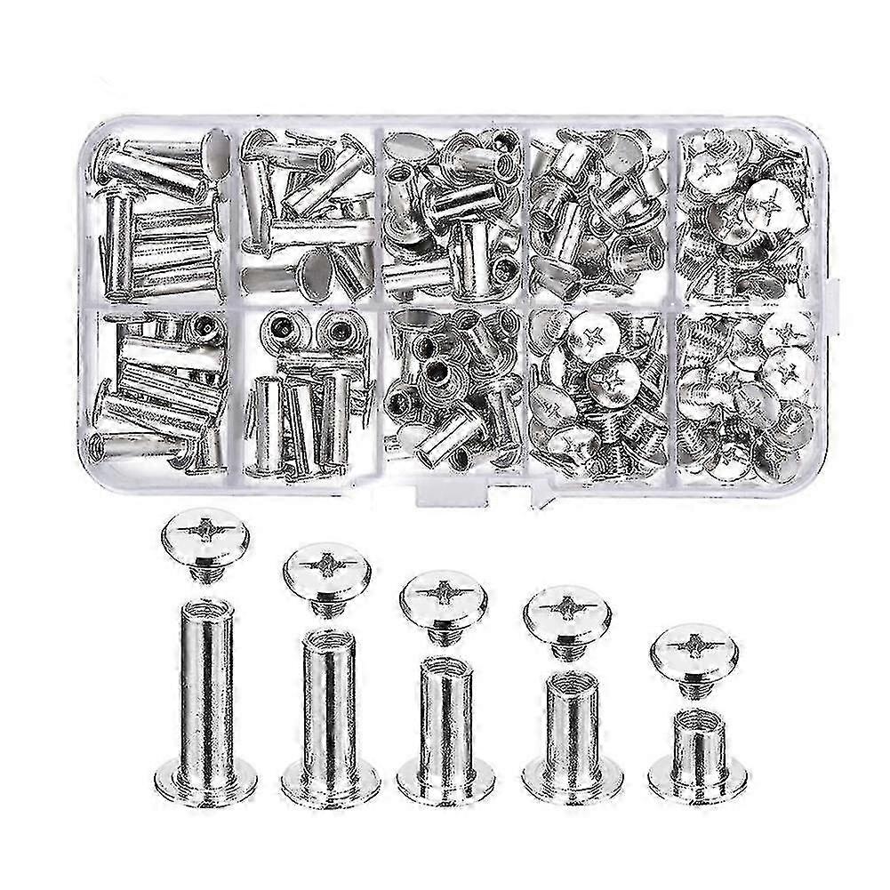 80 Chicago Screws 5 Sizes Binding Kit