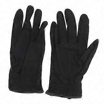 Horse Riding Gloves, 1 Pair Black Non-Slip Touch Screen for Men Women