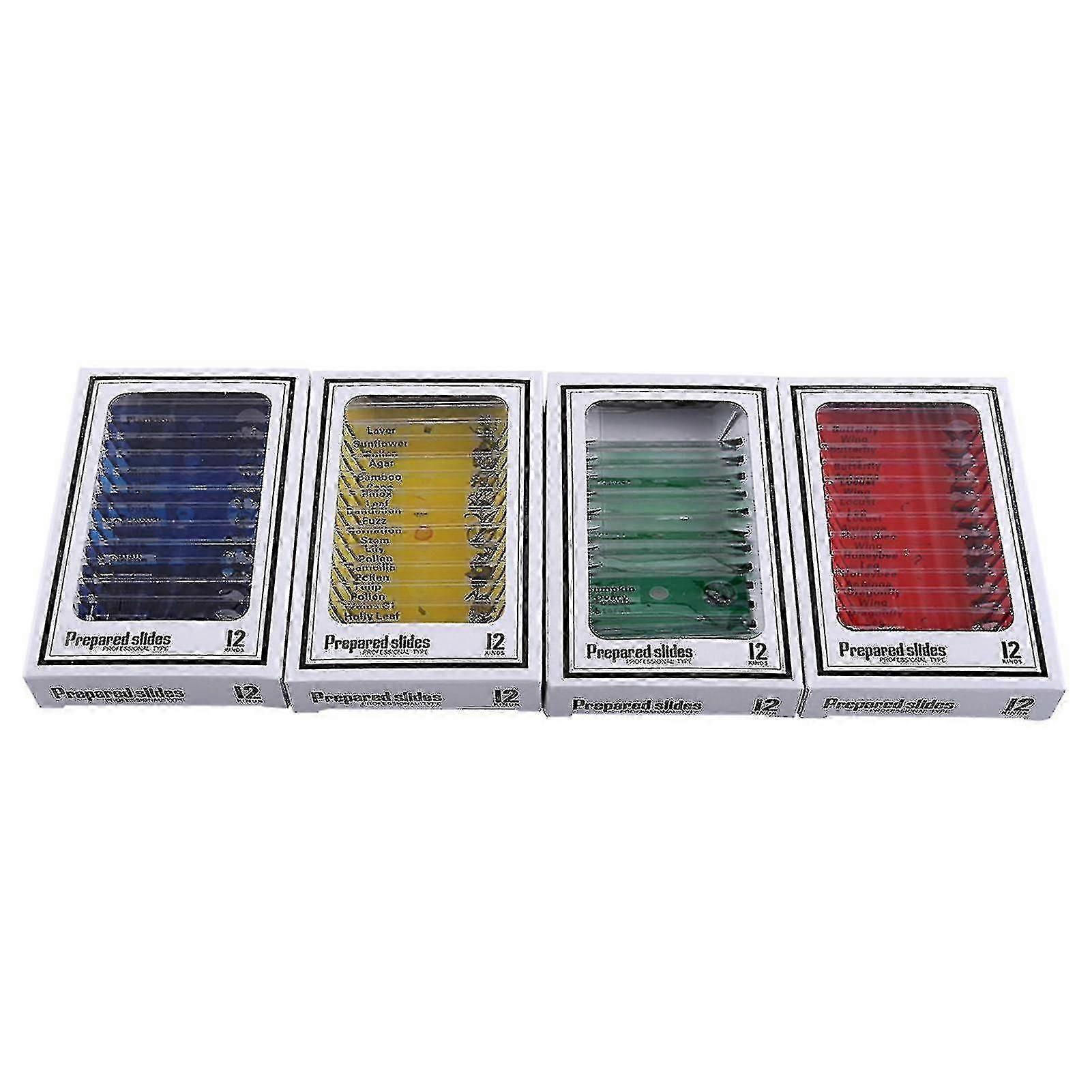 48pcs X Microscope Sample Prepared Slides
