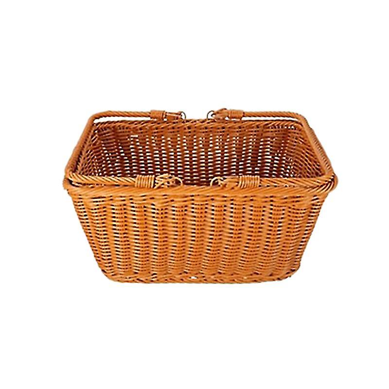Durable Artificial Portable Picnic Basket Woven Basket