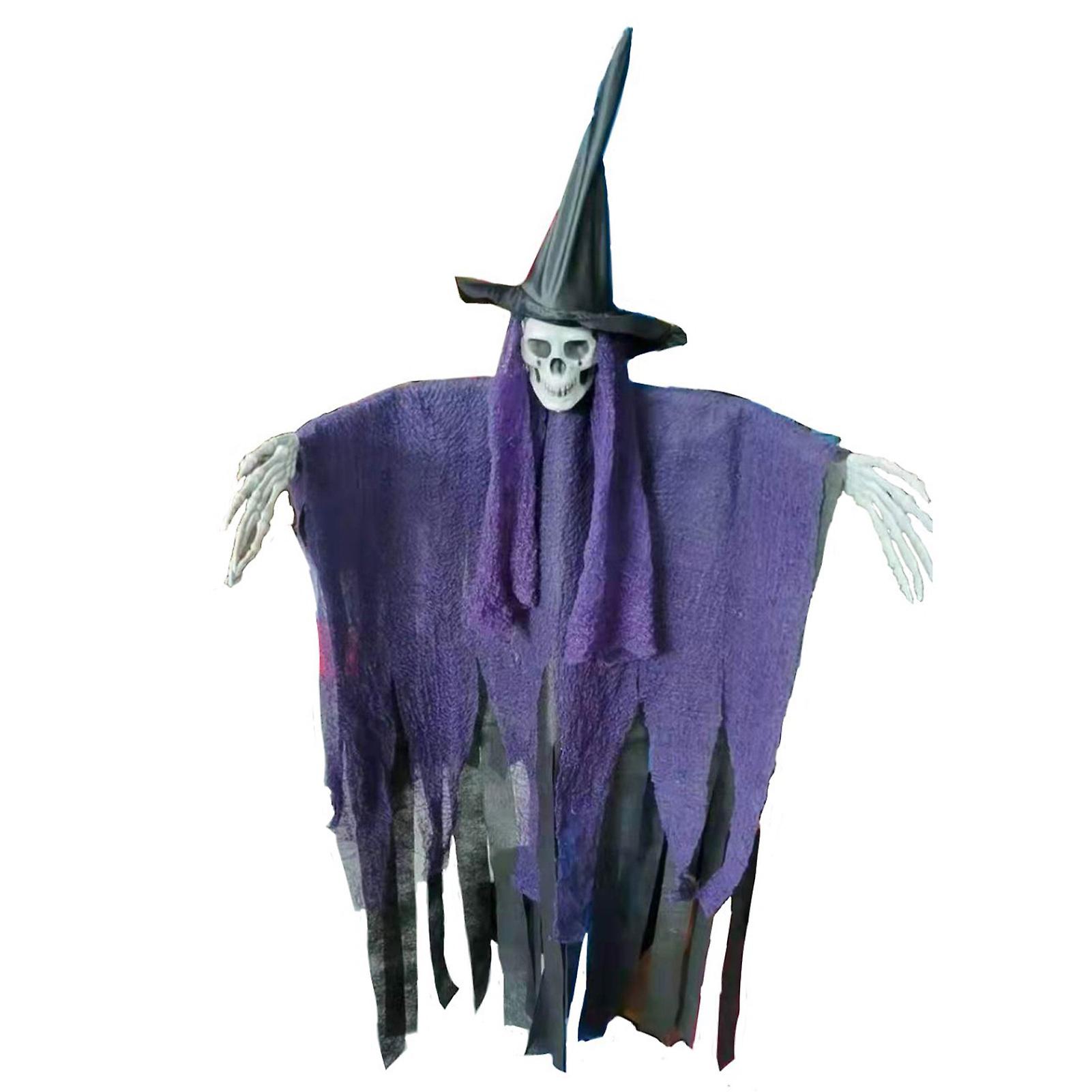 Realistic Design Wizard Ghost Reusable Hanging Decoration For Halloween Garden Patio Lawn Yard